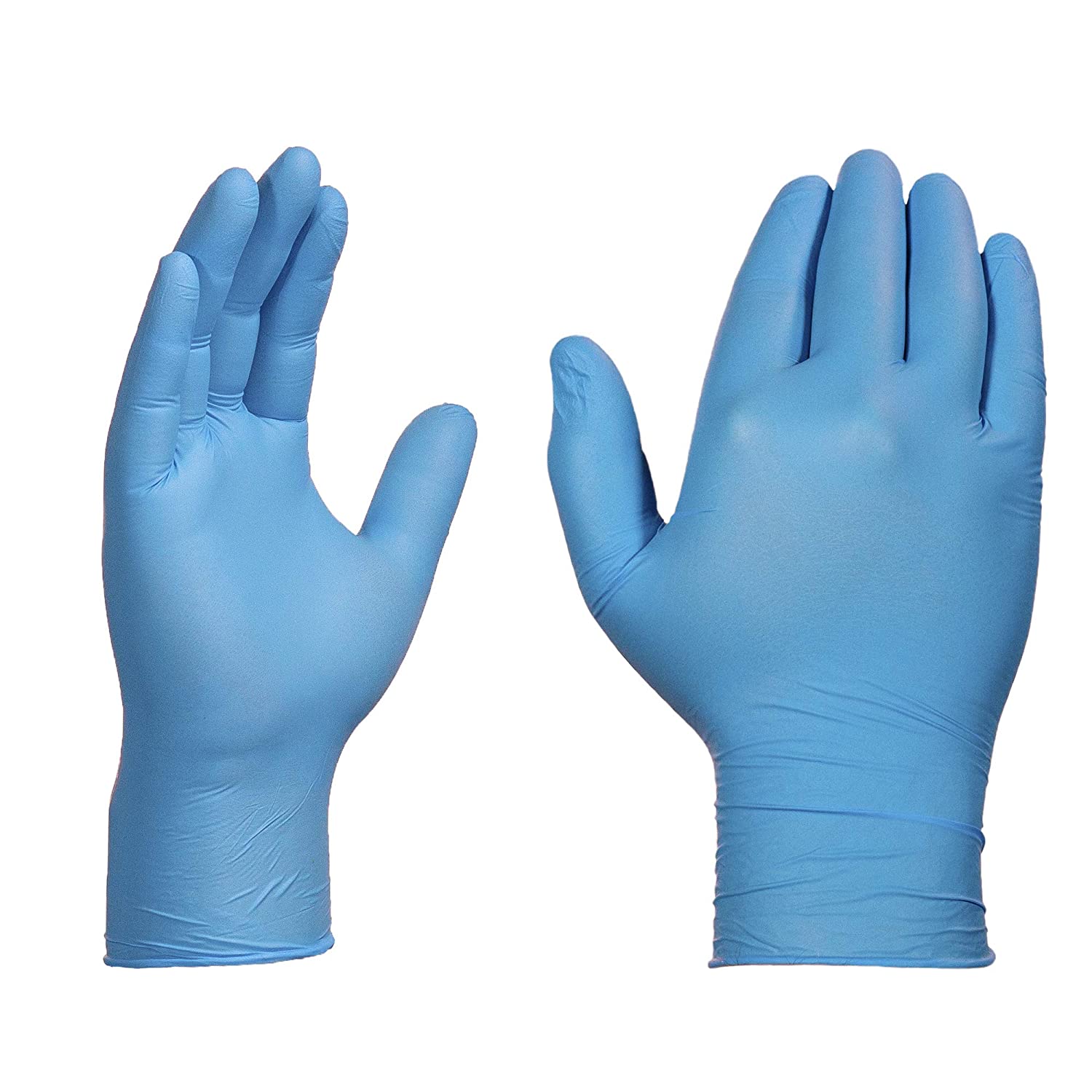 AMMEX Medical Blue Nitrile Gloves 1