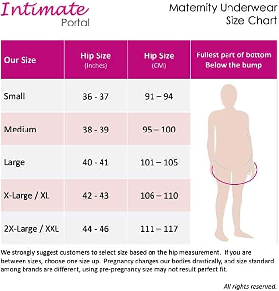 Intimate Portal Women Under The Bump Maternity Panties Pregnancy Postpartum Underwear5