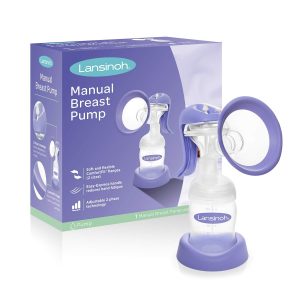 Lansinoh Manual Breast Pump, Hand Pump for Breastfeeding