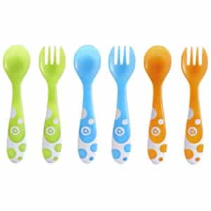 Munchkin Fork and Spoon Set | Munchkin 6 Piece Fork and Spoon Set