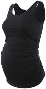 Ecavus Mama Basic Layering Maternity Tank Top