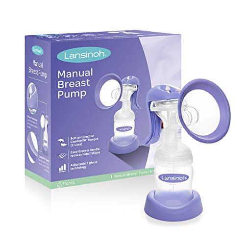 Lansinoh Manual Breast Pump - Breastfeeding Hand Pump