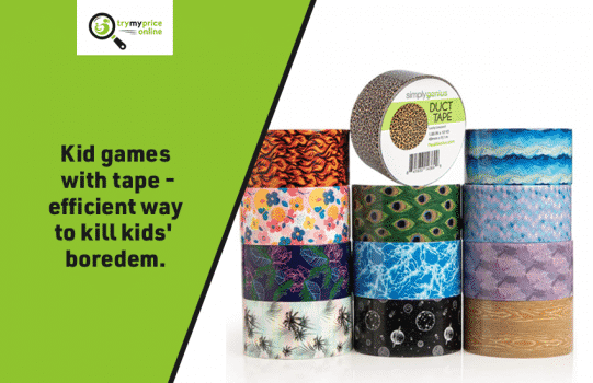 Kid games with tape