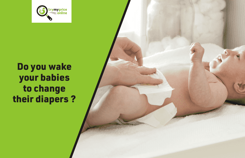do you wake your baby to change their diaper