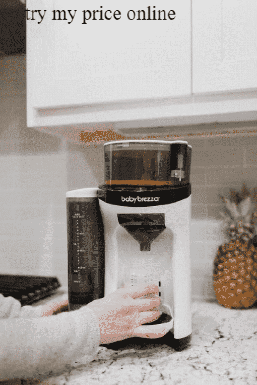 baby brezza powder setting and How to make milk using it TMP