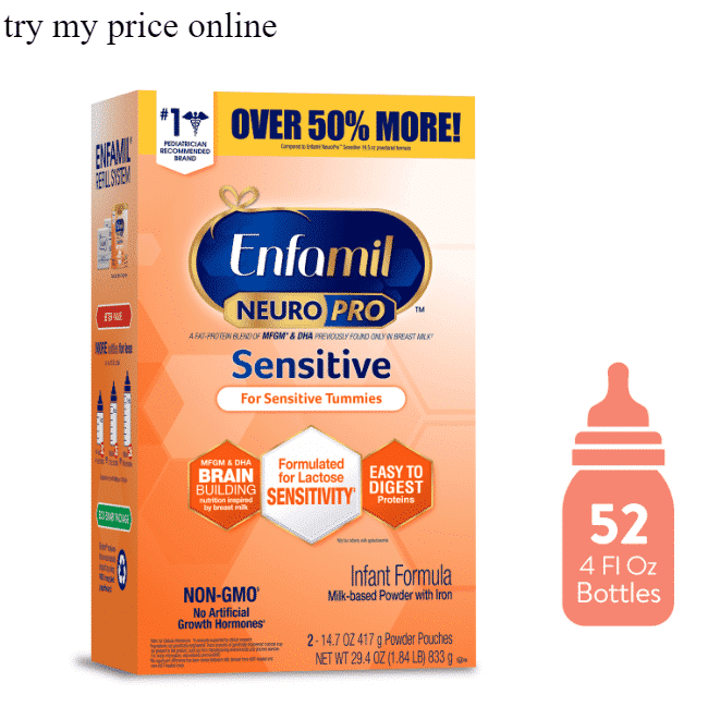 enfamil sensitive reviews for coupons