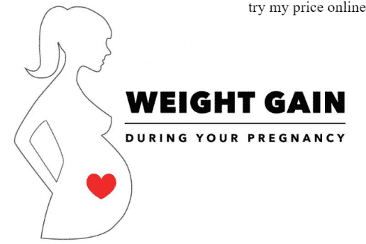 Pregnancy weight calculator and guidebook