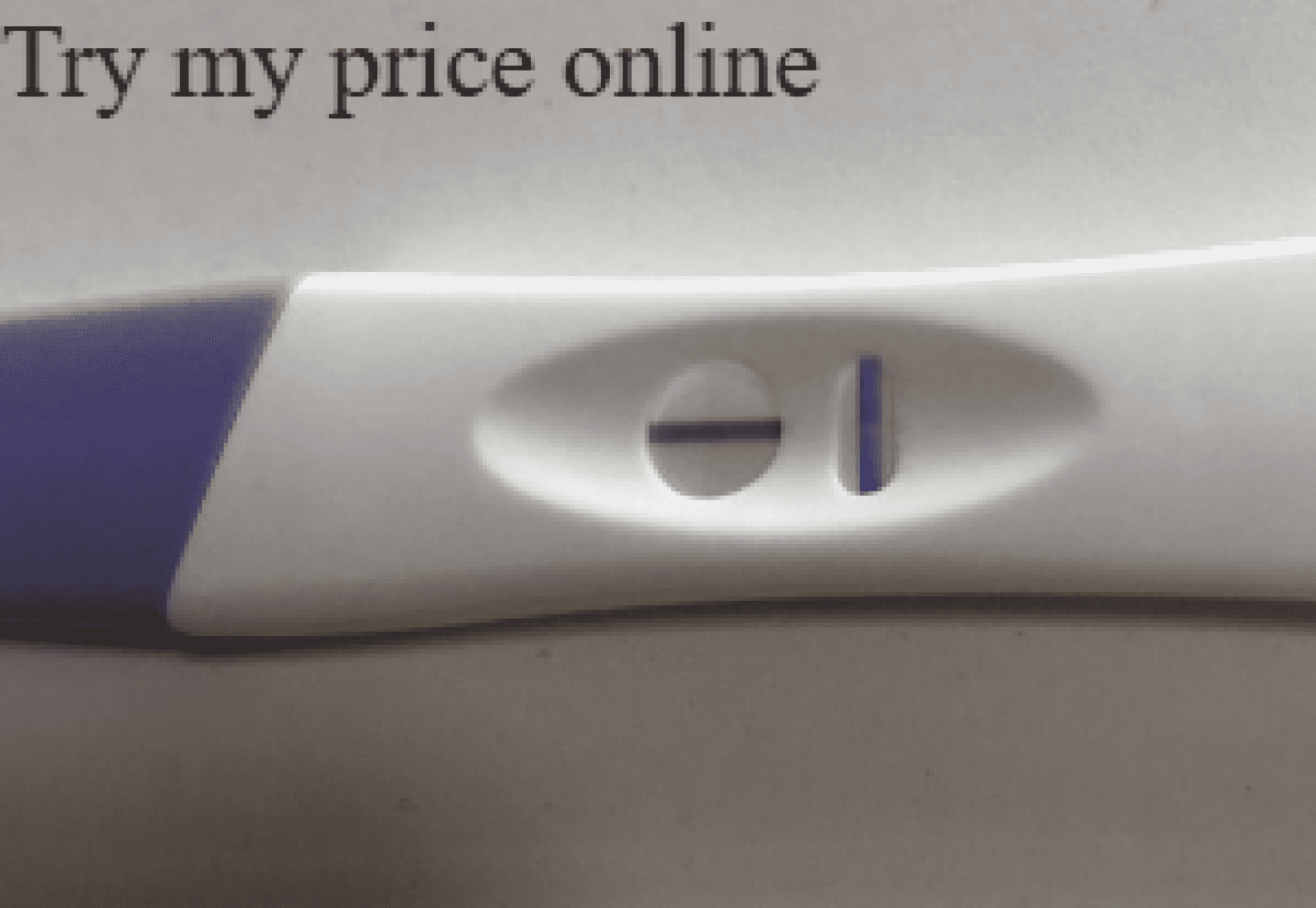 Faint line on pregnancy test, and what it may refers to TMP