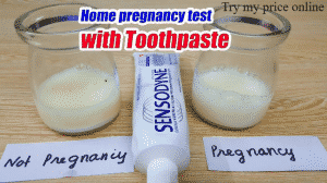 Is the pregnancy test at home with toothpaste, accurate?