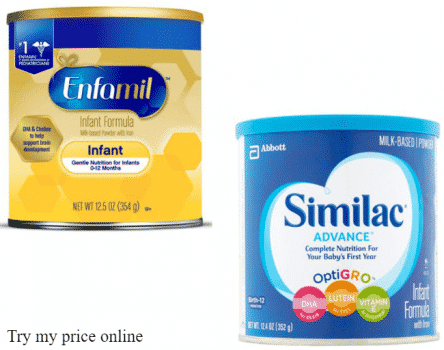 Enfamil gentlease similac equivalent, differences, and similarities