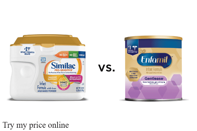 Enfamil gentlease compared to similac, Which one is better?