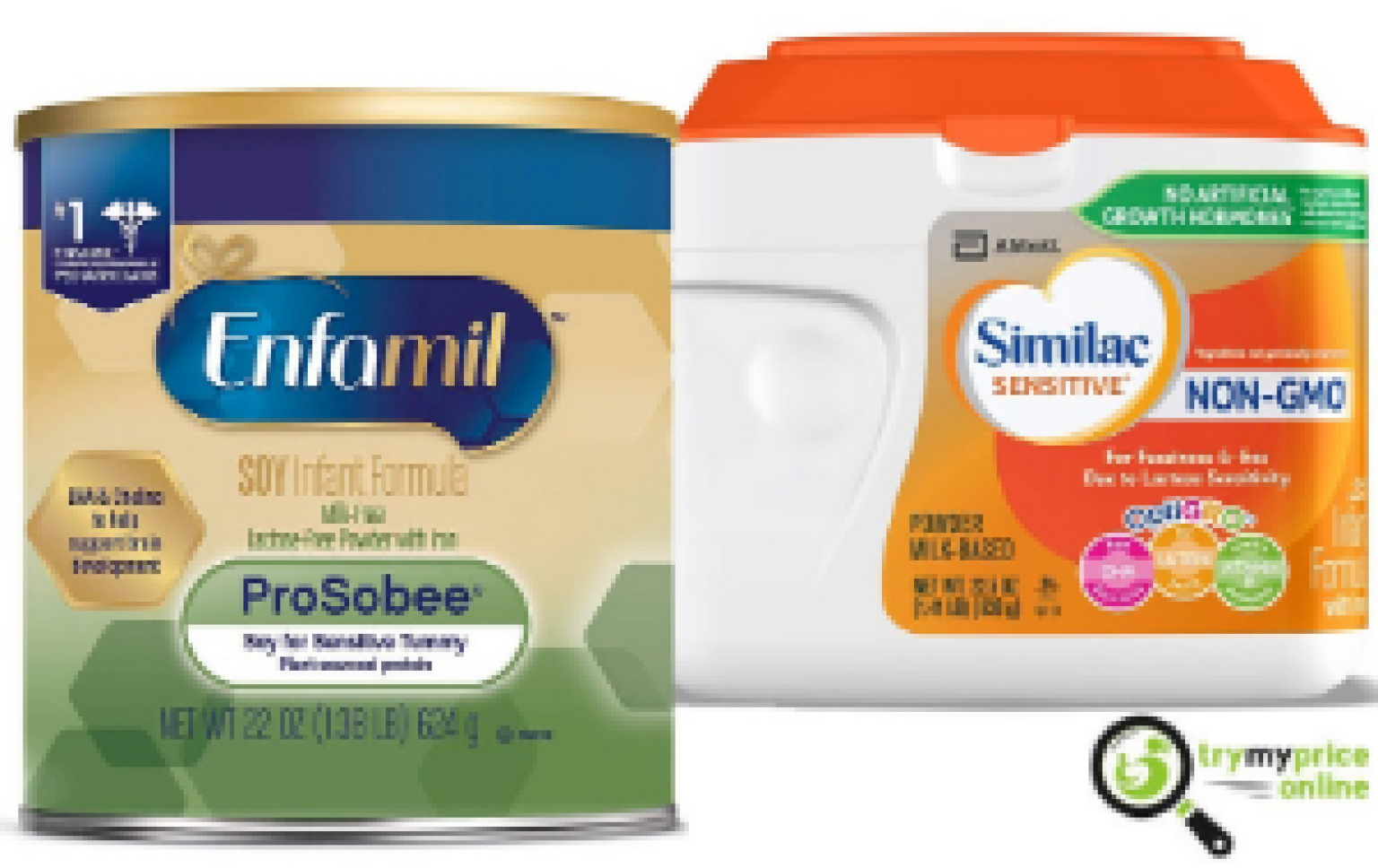 Enfamil gentlease compared to similac sensitive TMP