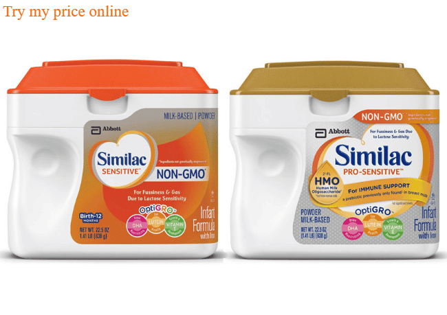 Similac sensitive vs similac sensitive non gmo