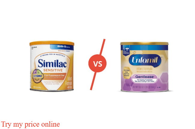 The difference between enfamil sensitive and gentlease