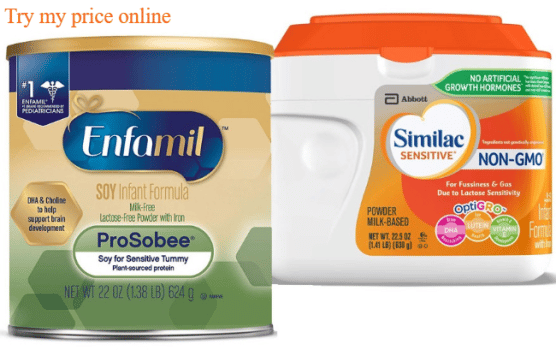 Enfamil equivalent to similac sensitive which formula is better