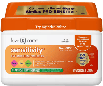 Difference between similac sensitive and similac pro sensitive