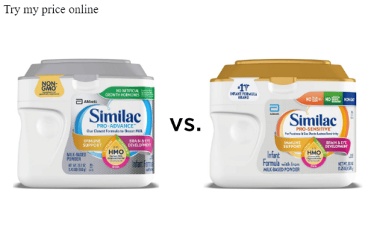 Similac advance vs similac non gmo difference between them