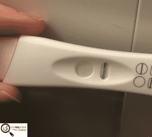  equate pregnancy test faint blue line