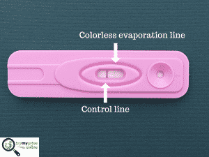  faint control line on negative pregnancy test