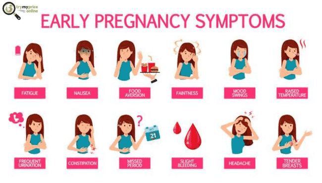 Symptoms of pregnancy in detail