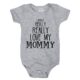 Baby Really Really Love My Mommy Cute Funny Infant Creeper Bodysuit