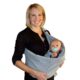 CuddleBug Baby Wrap Carrier Ring Sling: Extra Comfortable Slings and Wraps for Easy Wearing and Carrying Babies