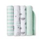 Flannel Baby Blanket In the Clouds 4pk – Cloud Island™ Green