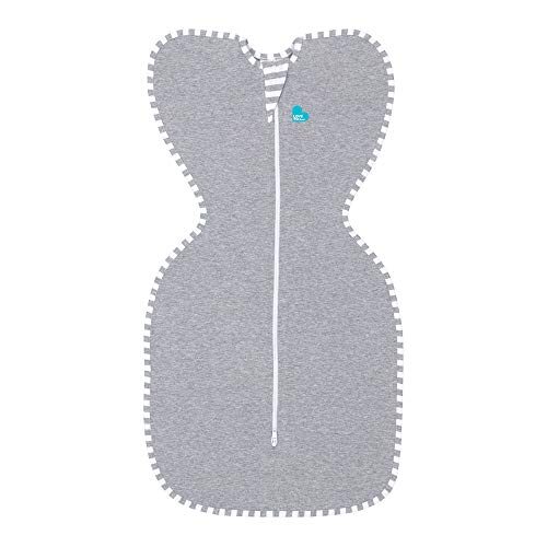 Love To Dream Swaddle UP, Gray, Medium, 13-19 lbs., Dramatically Better Sleep, Allow Baby to Sleep in Their Preferred arms up Position for self-Soothing, snug fit Calms Startle Reflex