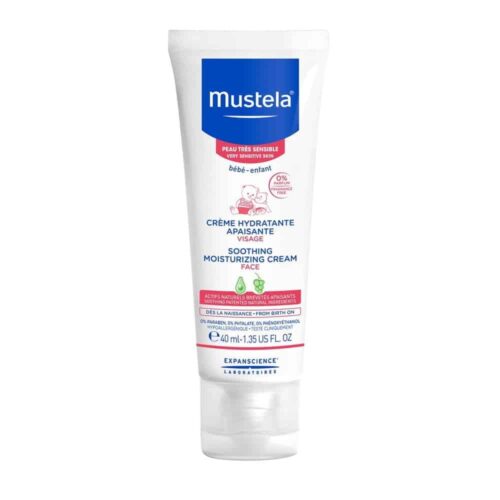 Mustela Nourishing Baby Face Cream Moisturizing Baby Lotion for Dry Skin – 1.35 fl oz