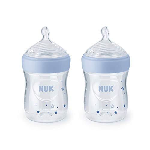 NUK Simply Natural Baby Bottle, Boy – 2pk
