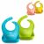 PandaEar Set of 2 Cute Silicone Baby Bibs for Babies & Toddlers