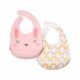 Silicone Bib with Decal – Cloud Island™ Rabbit/Rainbow